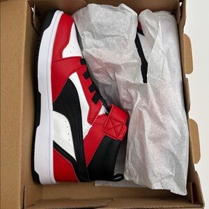Puma Rebound V6 Mid AC + PS Kids 1C New In Box
